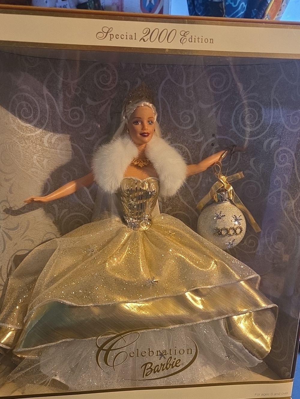 Barbie Celebration Special 2000 Edition Gold Holiday Costume Doll
